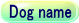 Go to Find by Dog Name
